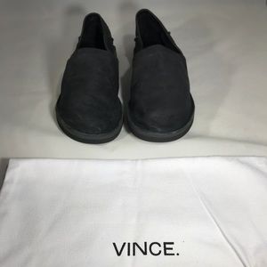 Vince leather slip ons